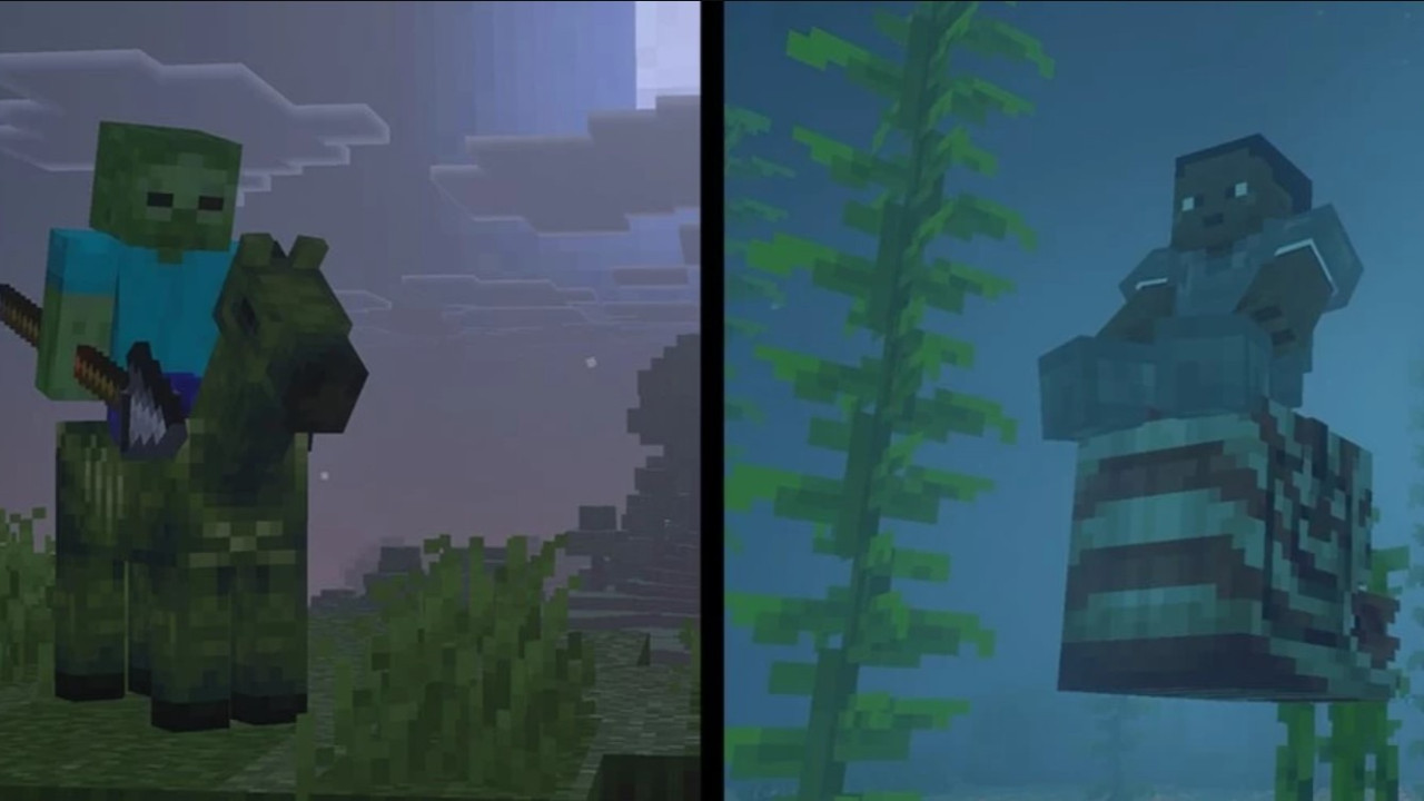 minecraft mounts of mayhem guncellemesi sinirsiz su alti kesfi zombi atlar binekler ve silahlar PkXhIMIj