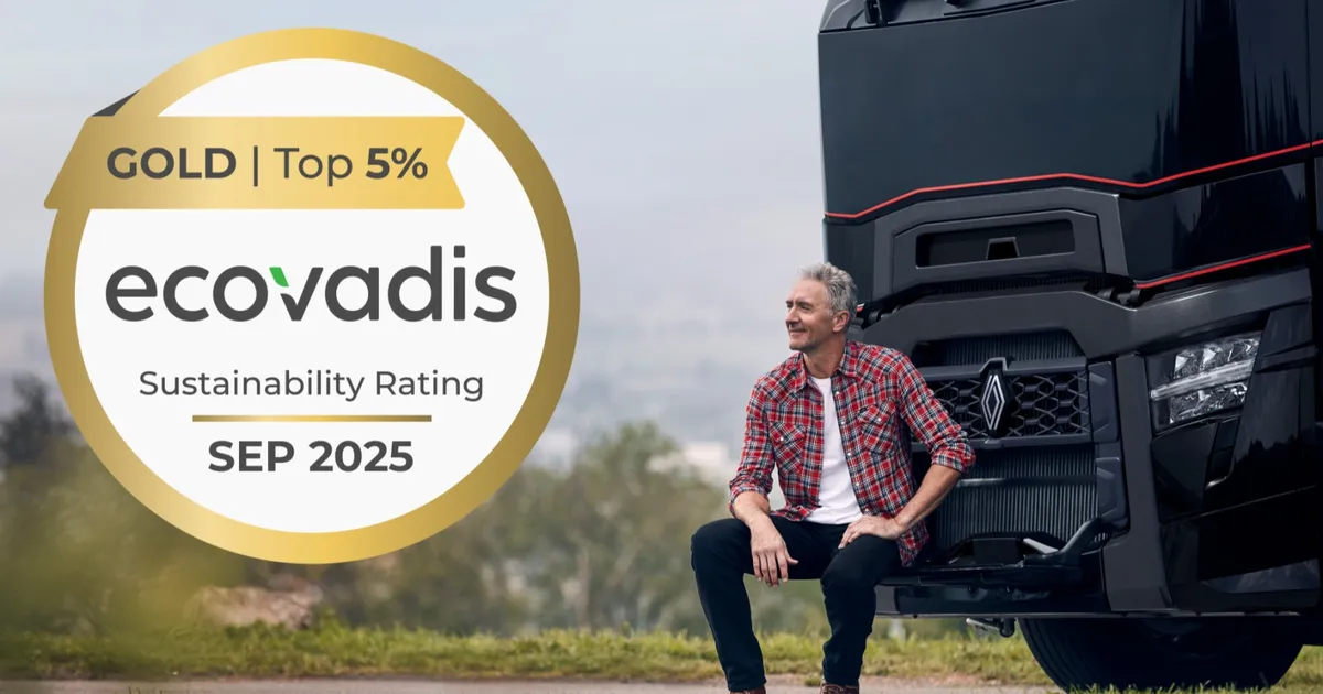 renault trucks ecovadis gold sertifikasini 7 kez kazandi IUhwbRRN